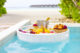 petit-déjeuner flottant piscine maldives