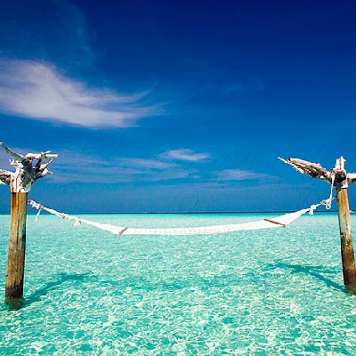 Gili Lankanfushi Maldives best Moment and Place Lay in a Hammock in the middle of the lagoon