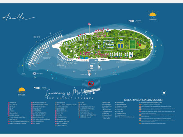 Joali Maldives Resort Map | Discover the Island