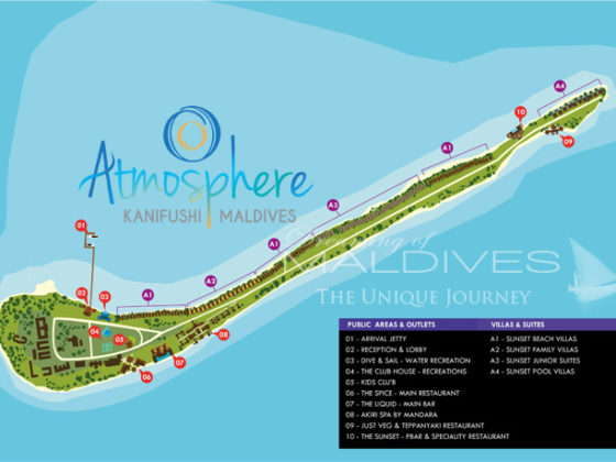 Anantara Dhigu Maldives Resort Maps