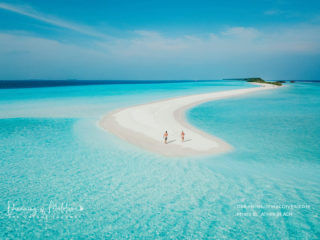 Dhigurah, the Long Island. One of the most beautiful island in the Maldives.