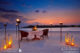 romantic sunset beach dinner at naladhu maldives