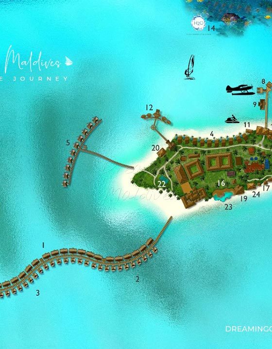 Dreaming of Maldives - Maldives Resort maps