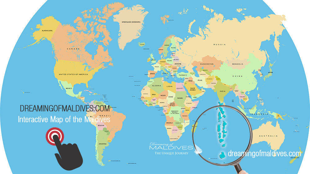Maldives Map World 