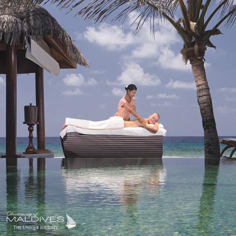 Naladhu Maldives best Moment and Place A massage on your House deck