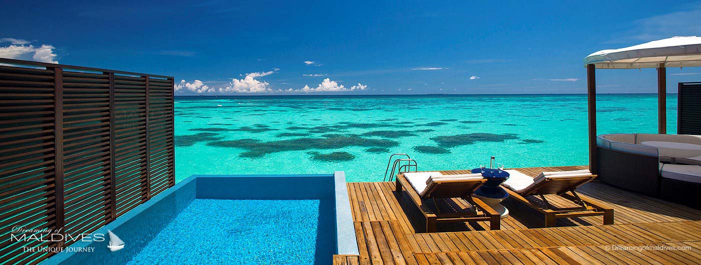 W Maldives Retreat & Spa Retreat villa with pool and lagoon view